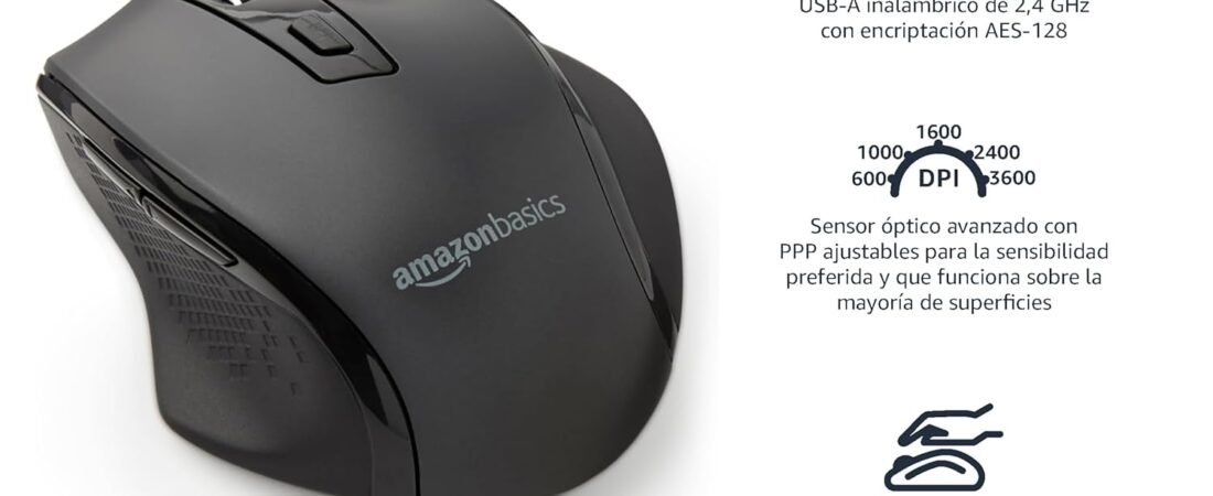Ergonomía y Precisión al Mejor Precio: Análisis del Ratón Inalámbrico Ergonómico de Amazon Basics